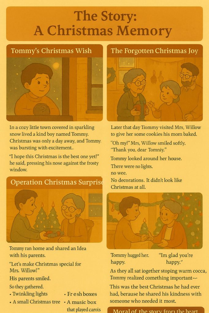 A Christmas Memory story summary