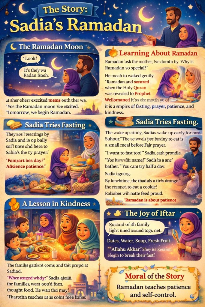 Sadia’s Ramadan Islamic story 