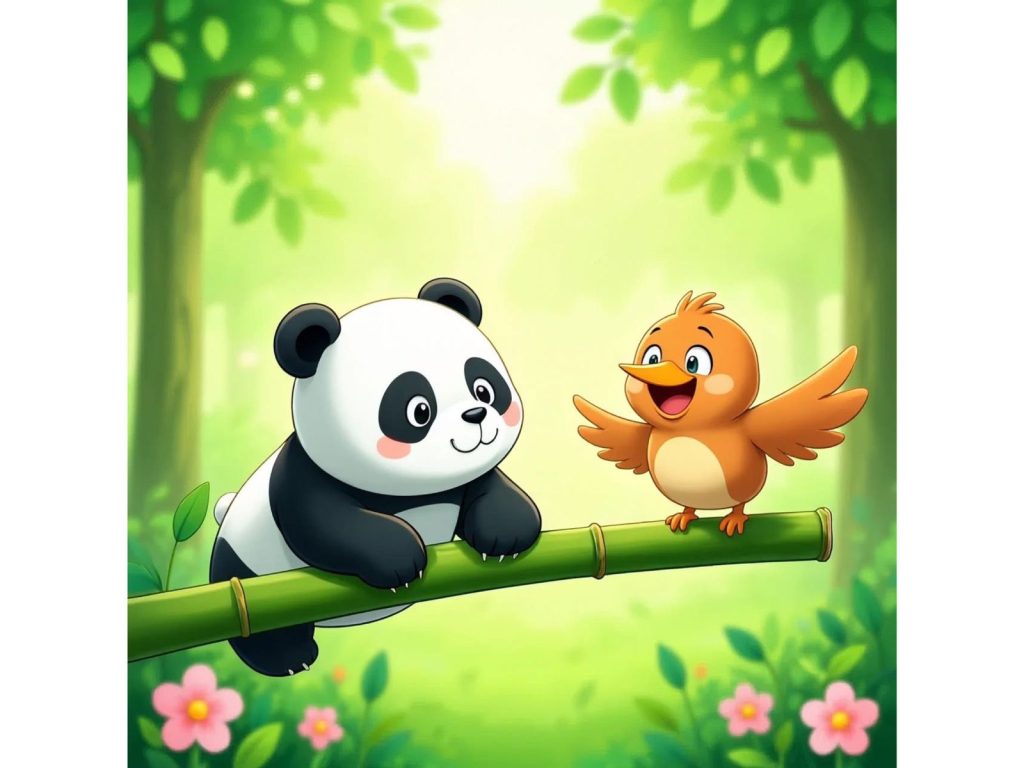 The Panda Who Was Afraid of Falling Bedtime Story for Kids